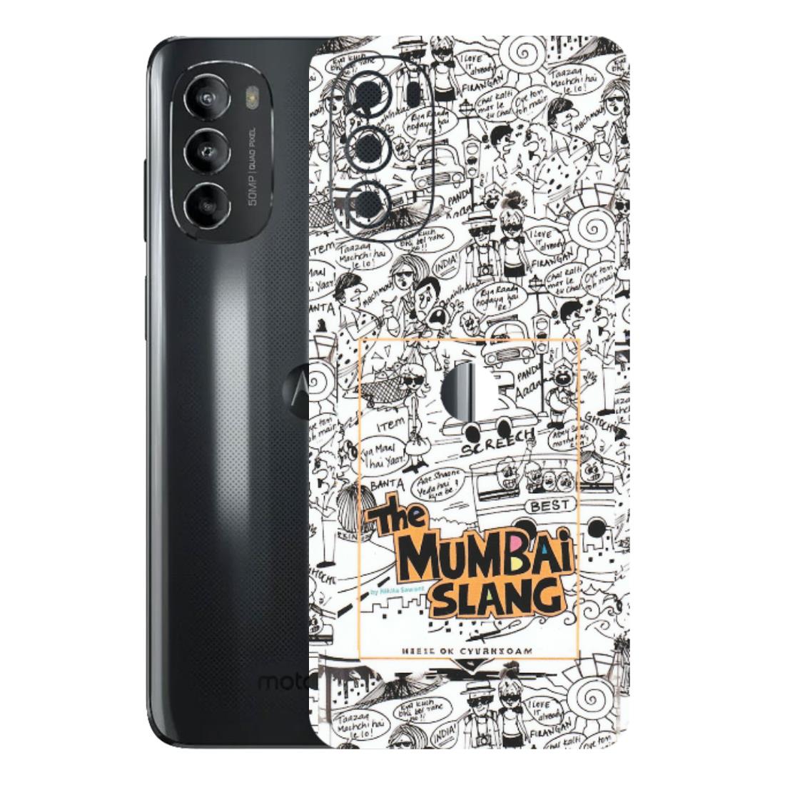 Motorola Phone Skins (All Models) - The Mumbai Slang - Matte Finish (M-142) Motorola Moto G82 (5G)