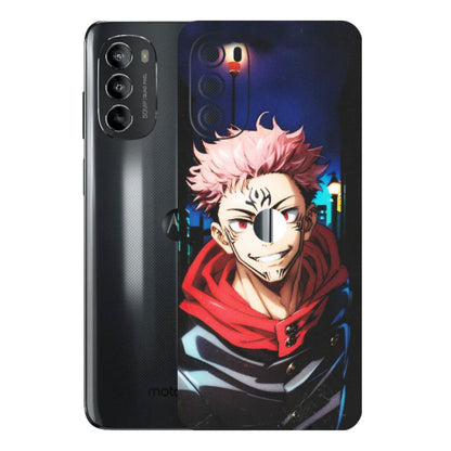 Motorola Phone Skins (All Models) - Yuji Itadori Funny Face Anime - Matte Finish (M-152) Motorola Moto G82 (5G)