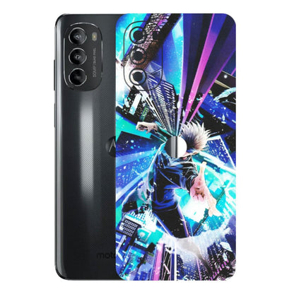 Motorola Phone Skins (All Models) - Manga Action Jujustu Kaisen Anime - Matte Finish (M-155) Motorola Moto G82 (5G)
