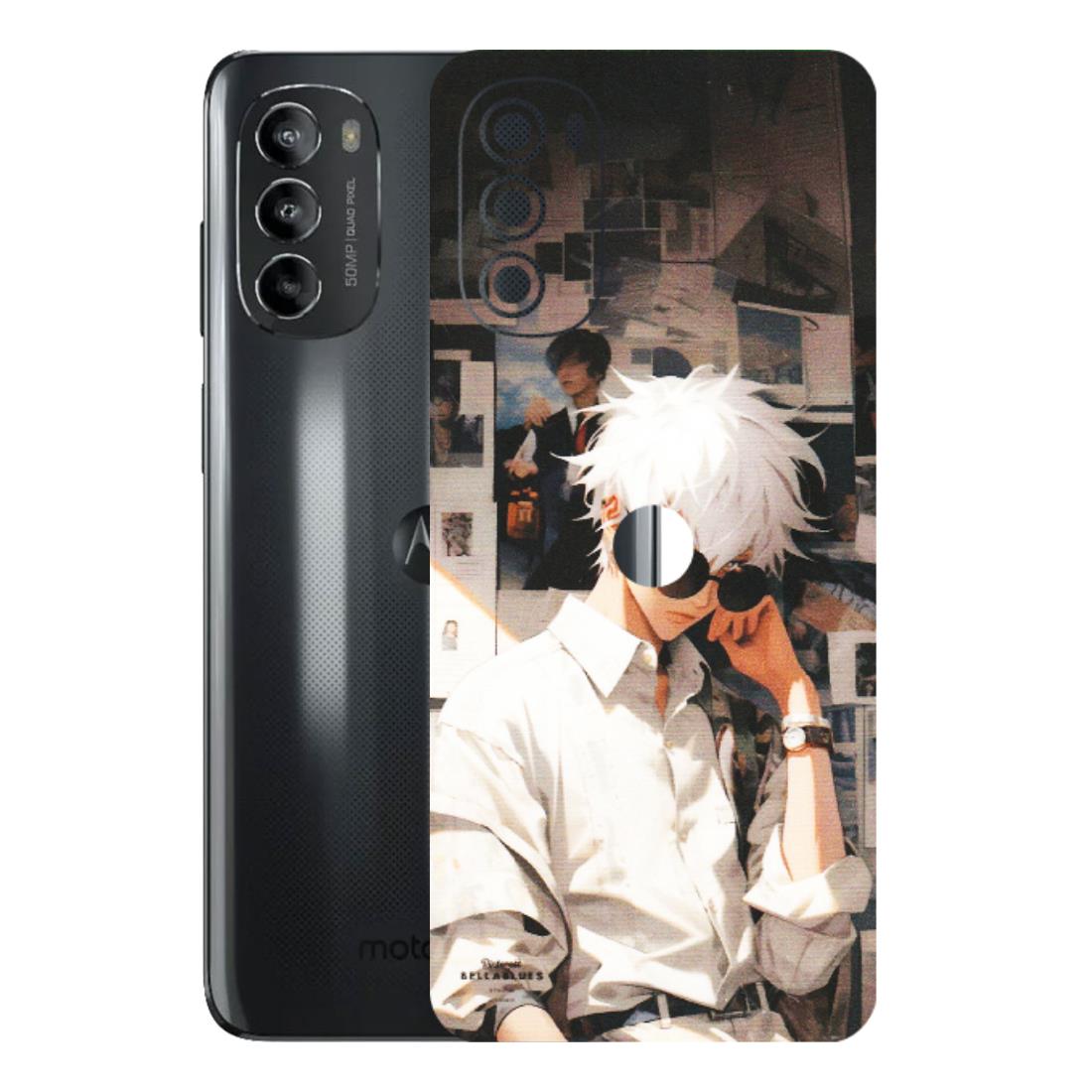 Motorola Phone Skins (All Models) - Gojo Satoru Jujustu Kaisen Anime - Matte Finish (M-156) Motorola Moto G82 (5G)