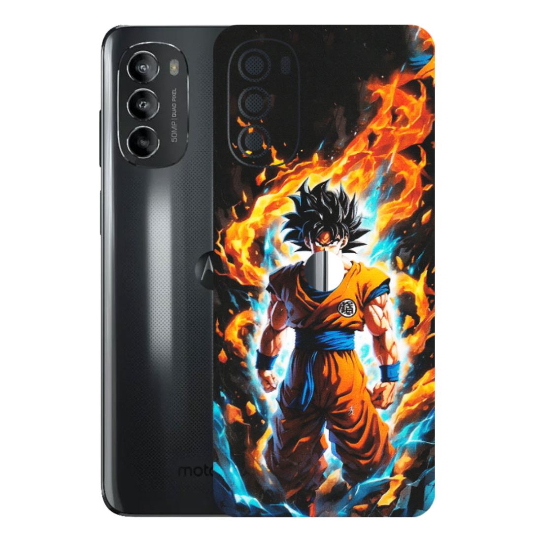 Motorola Phone Skins (All Models) - Goku Transformation Anime - Matte Finish (M-159) Motorola Moto G82 (5G)