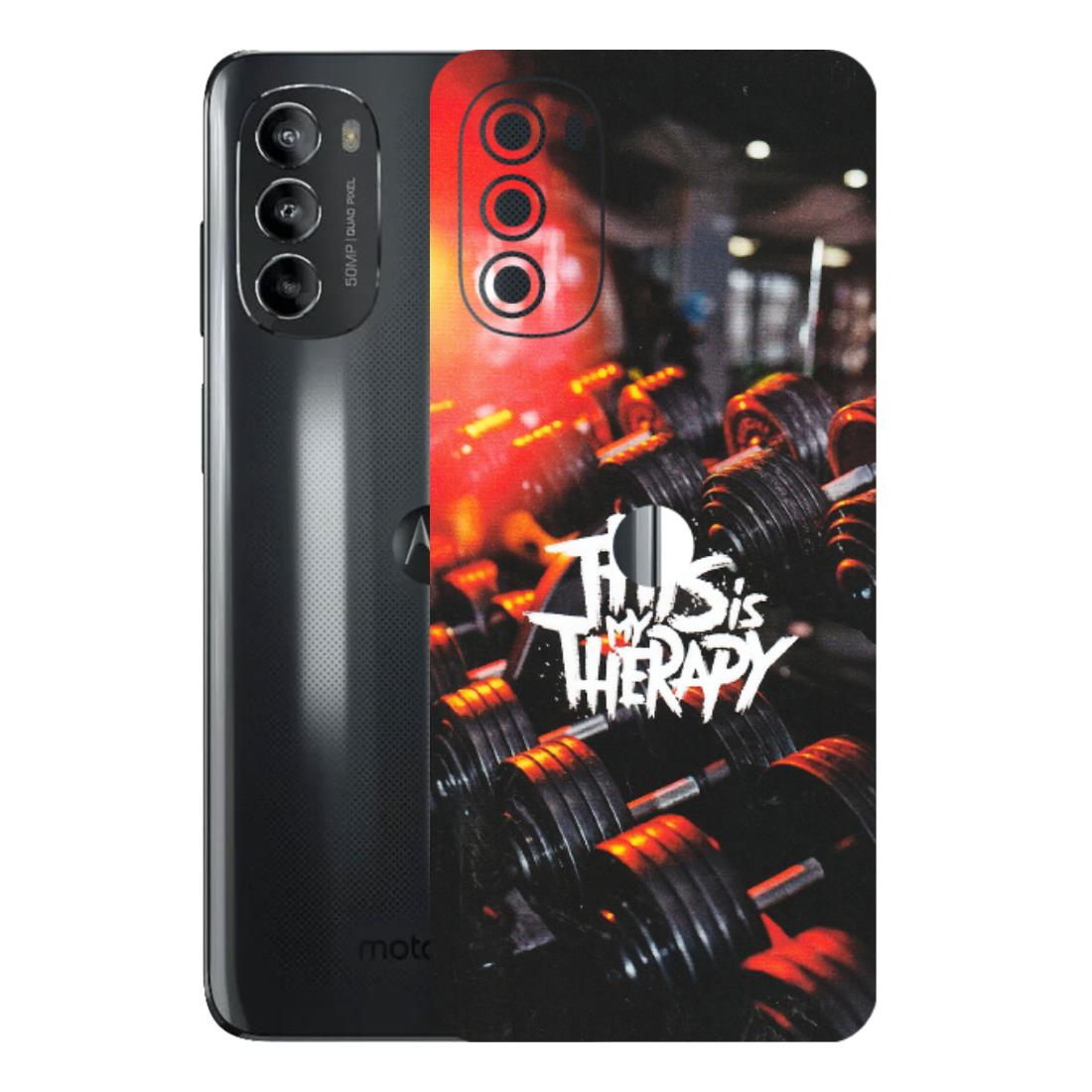 Motorola Phone Skins (All Models) - GYM Lover Therapy - Matte Finish (M-160) Motorola Moto G82 (5G)