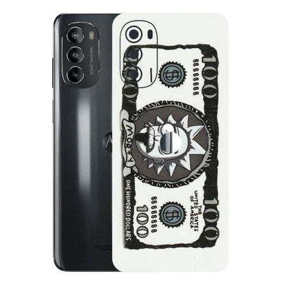 Motorola Phone Skins (All Models) - Rick And Morty Hundred Dollar Anime - Matte Finish (M-161) Motorola Moto G82 (5G)
