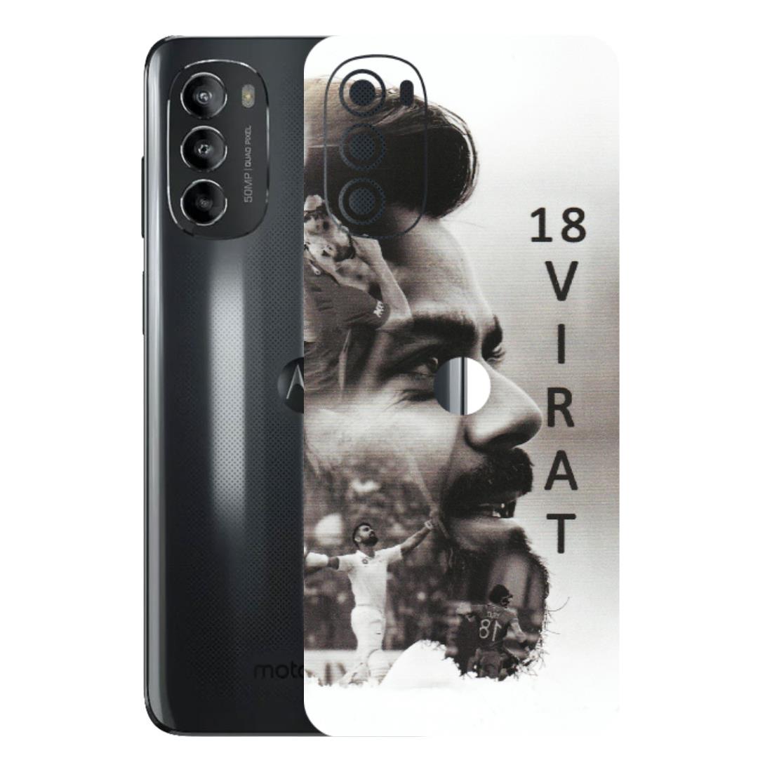 Motorola Phone Skins (All Models) - Virat Kohli Cricketer - Matte Finish (M-163) Motorola Moto G82 (5G)