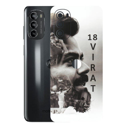 Motorola Phone Skins (All Models) - Virat Kohli Cricketer - Matte Finish (M-163) Motorola Moto G82 (5G)