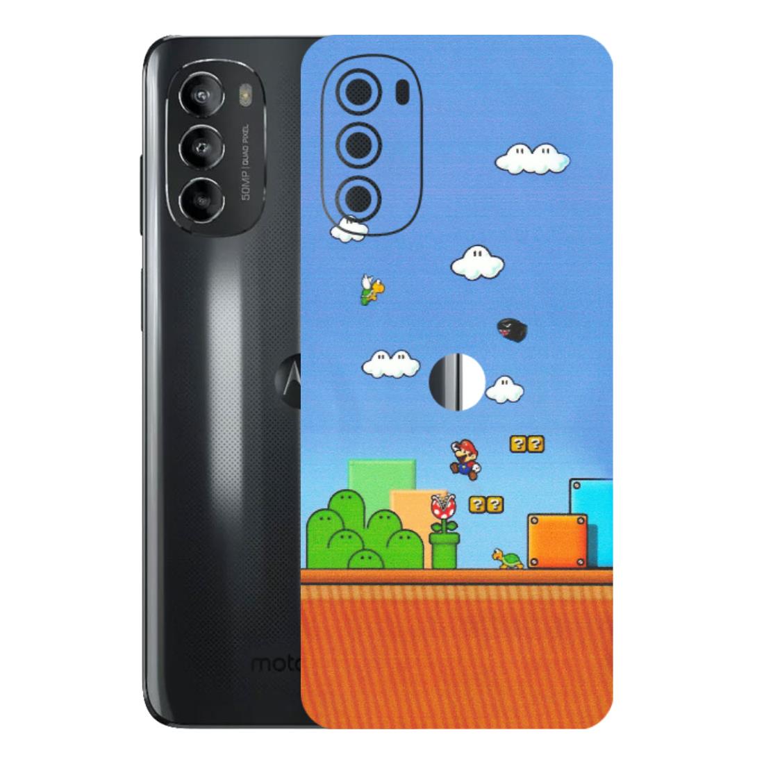 Motorola Phone Skins (All Models) - Mario Game Scene - Matte Finish (M-24) Motorola Moto G82 (5G)