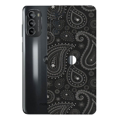 Motorola Phone Skins (All Models) - Black Sober Kerry - Matte Finish (M-37) Motorola Moto G82 (5G)