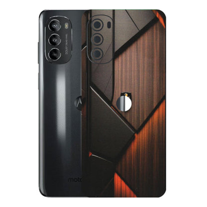 Motorola Phone Skins (All Models) - Lambo Beauty Wood Pattern Sober - Matte Finish (M-51) Motorola Moto G82 (5G)