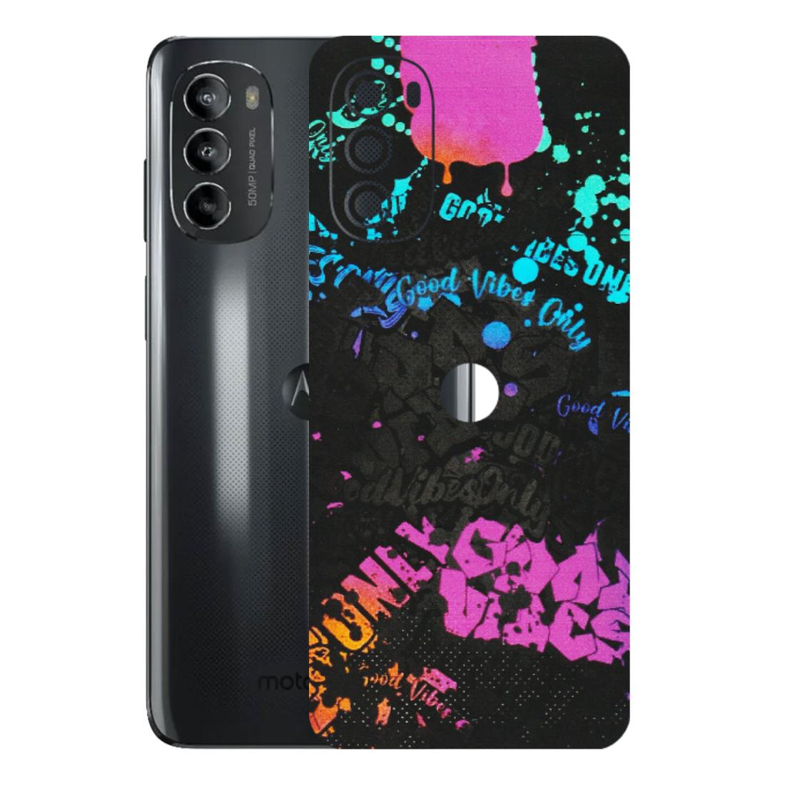Motorola Phone Skins (All Models) - Majestic Black Vibes - Matte Finish (M-62) Motorola Moto G82 (5G)
