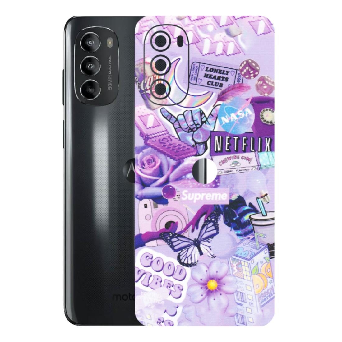 Motorola Phone Skins (All Models) - Supreme Purple Magic - Matte Finish (M-88) Motorola Moto G82 (5G)
