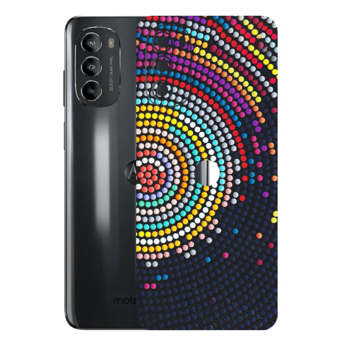Motorola Phone Skins (All Models) - Rainbow Dot Mandala - Matte Finish (M-97) Motorola Moto G82 (5G)