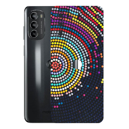Motorola Phone Skins (All Models) - Rainbow Dot Mandala - Matte Finish (M-97) Motorola Moto G82 (5G)