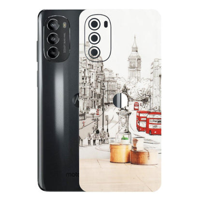 Motorola Phone Skins (All Models) - London Street - Transparent Finish (T-02) Motorola Moto G82 (5G)
