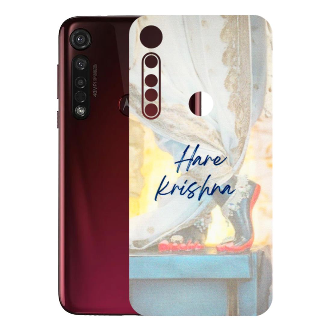 Motorola Phone Skins (All Models) - Hare Krishna - 3D Embossed Finish (L-03) Motorola Moto G8 Plus