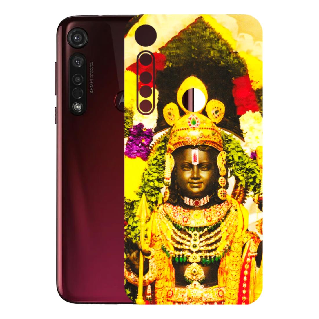 Motorola Phone Skins (All Models) - Ram Lalla Ayodhya - 3D Embossed Finish (L-103) Motorola Moto G8 Plus