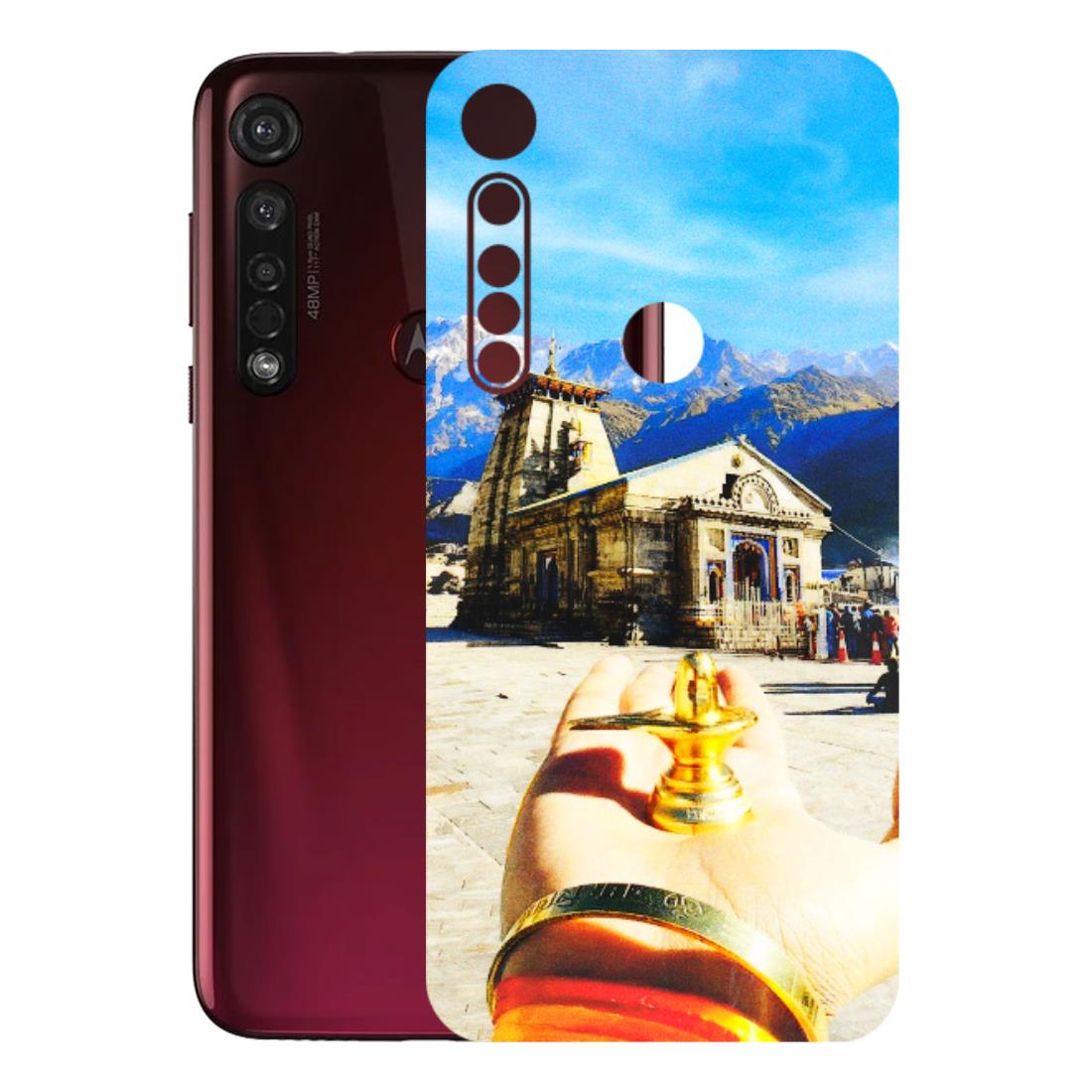 Motorola Phone Skins (All Models) - Beauty of Kedarnath - 3D Embossed Finish (L-108) Motorola Moto G8 Plus