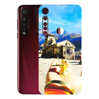 Motorola Phone Skins (All Models) - Beauty of Kedarnath - 3D Embossed Finish (L-108) Motorola Moto G8 Plus