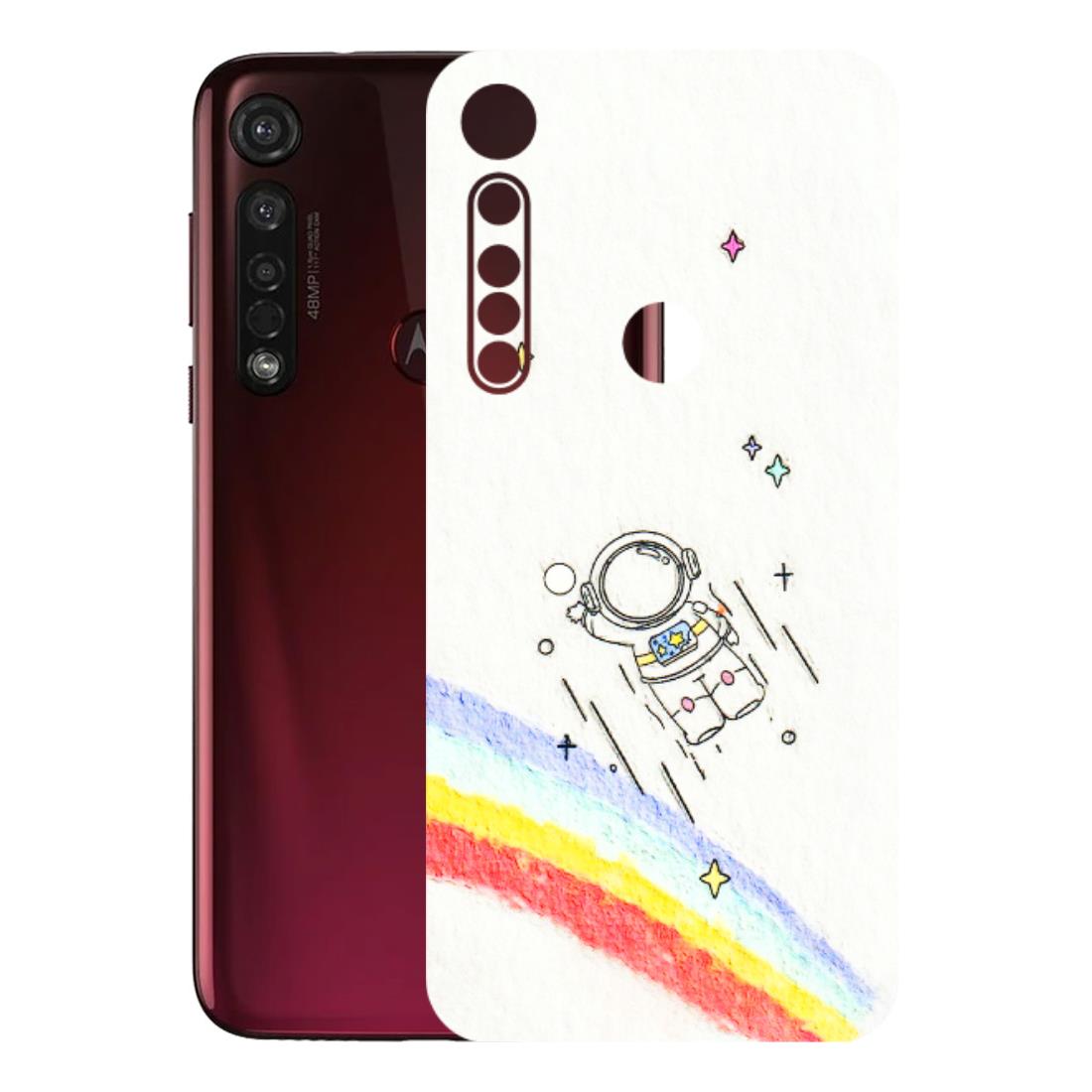 Motorola Phone Skins (All Models) - Milkyway Astronaut - 3D Embossed Finish (L-110) Motorola Moto G8 Plus