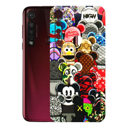 Motorola Phone Skins (All Models) - More Mickey Mouses - 3D Embossed Finish (L-118) Motorola Moto G8 Plus