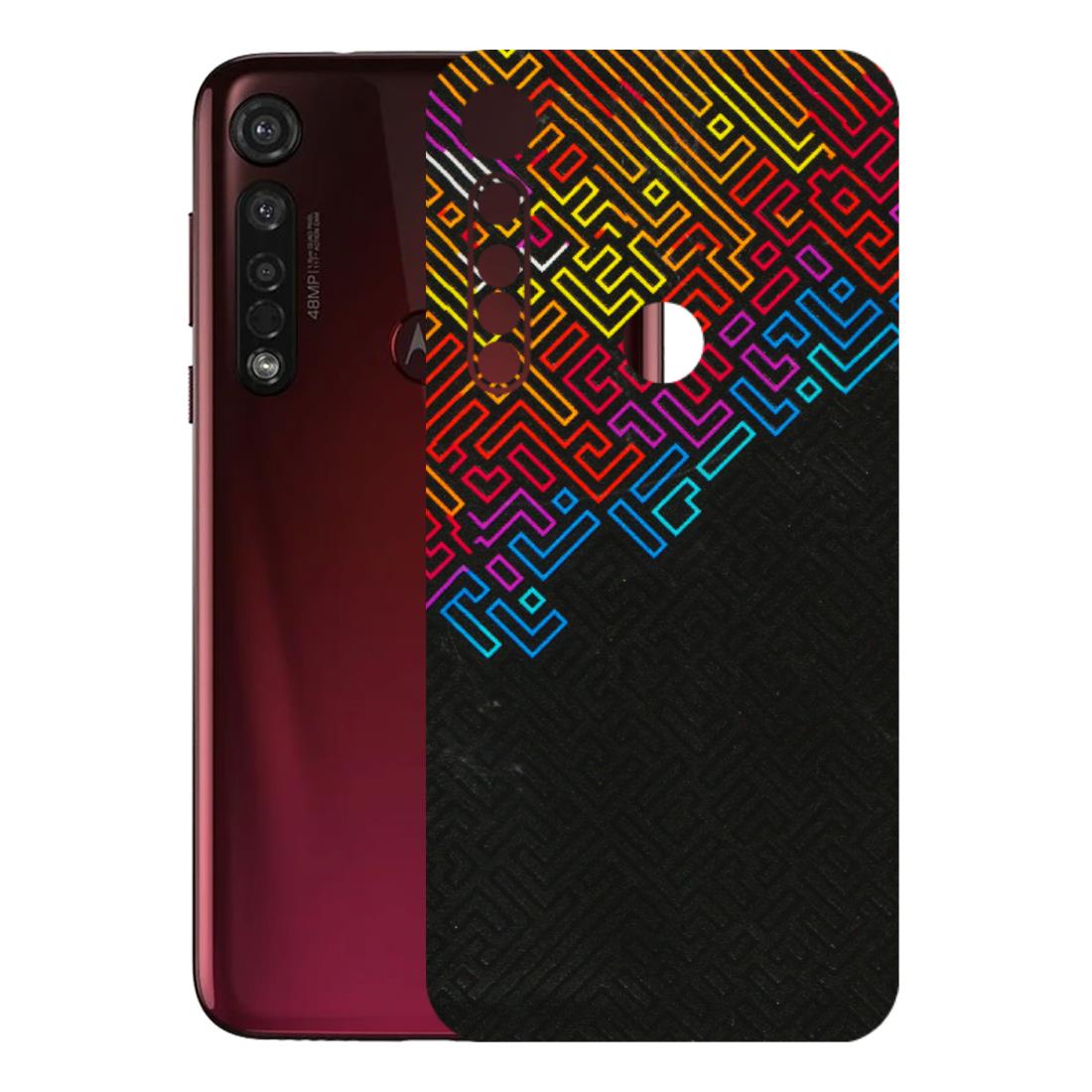 Motorola Phone Skins (All Models) - Dotme Pattern Art - 3D Embossed Finish (L-121) Motorola Moto G8 Plus