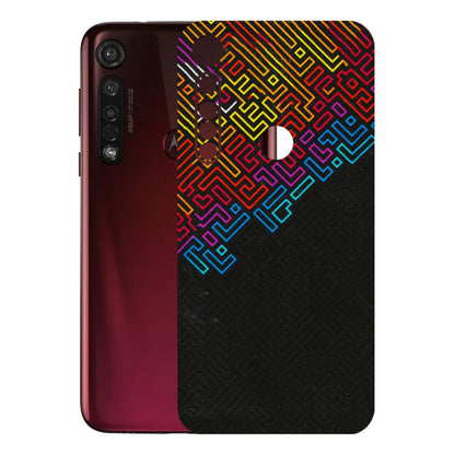 Motorola Phone Skins (All Models) - Dotme Pattern Art - 3D Embossed Finish (L-121) Motorola Moto G8 Plus