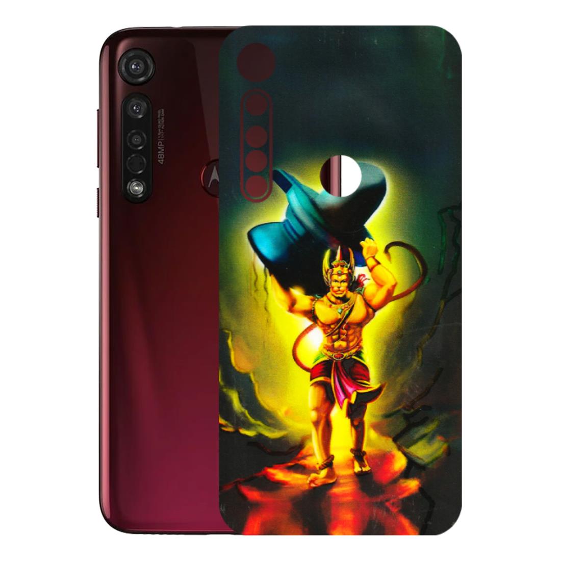 Motorola Phone Skins (All Models) - Hanuman Ji - 3D Embossed Finish (L-128) Motorola Moto G8 Plus