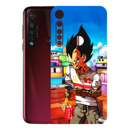Motorola Phone Skins (All Models) - Vegeta - 3D Embossed Finish (L-136) Motorola Moto G8 Plus