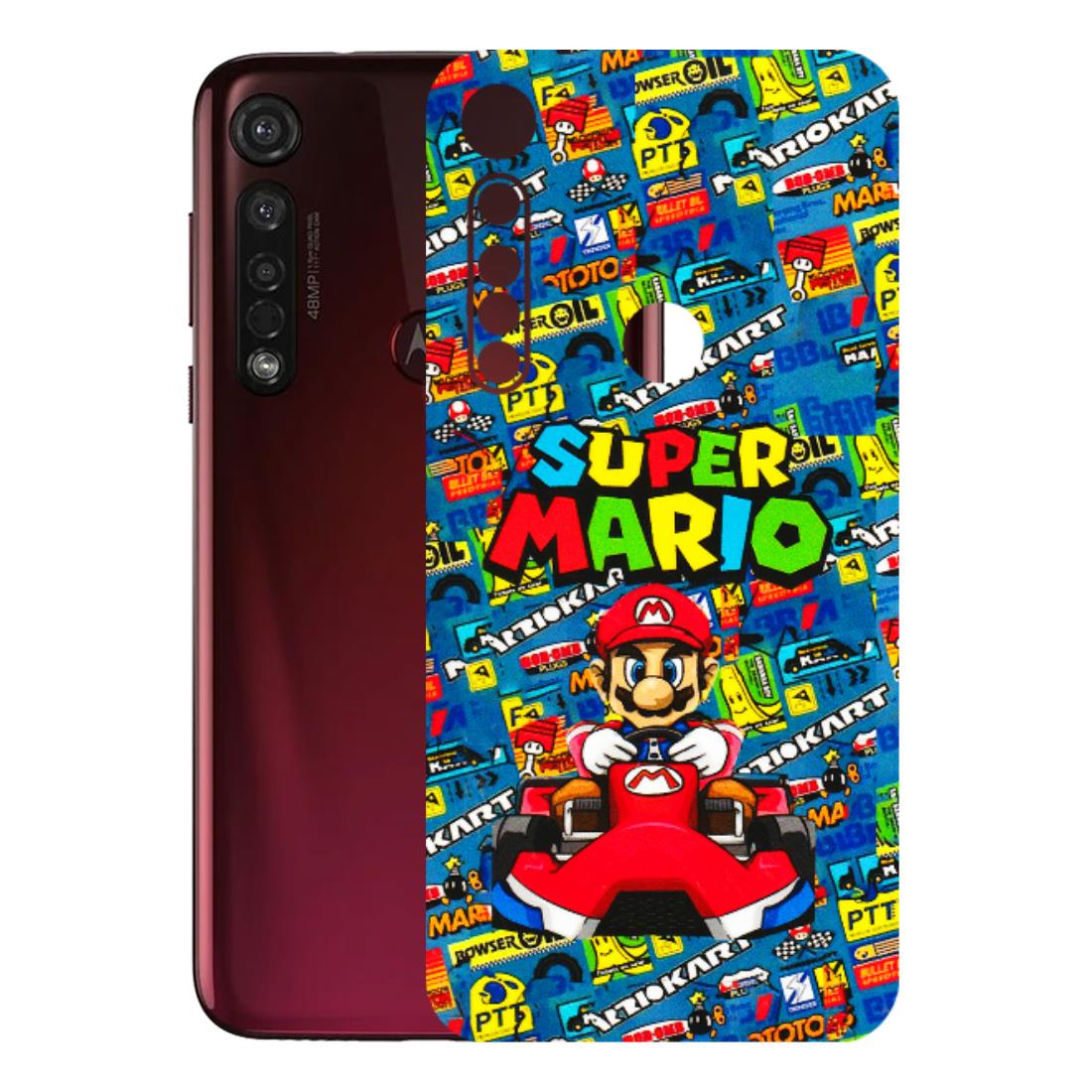 Motorola Phone Skins (All Models) - Super Mario Kart - 3D Embossed Finish (L-140) Motorola Moto G8 Plus