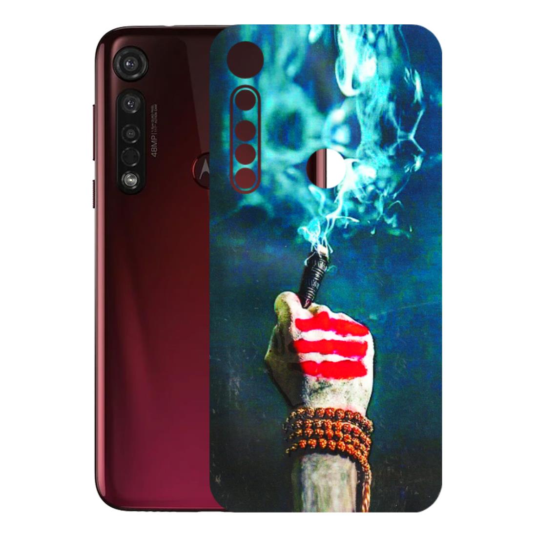 Motorola Phone Skins (All Models) - Mahadev Bhakt - 3D Embossed Finish (L-146) Motorola Moto G8 Plus