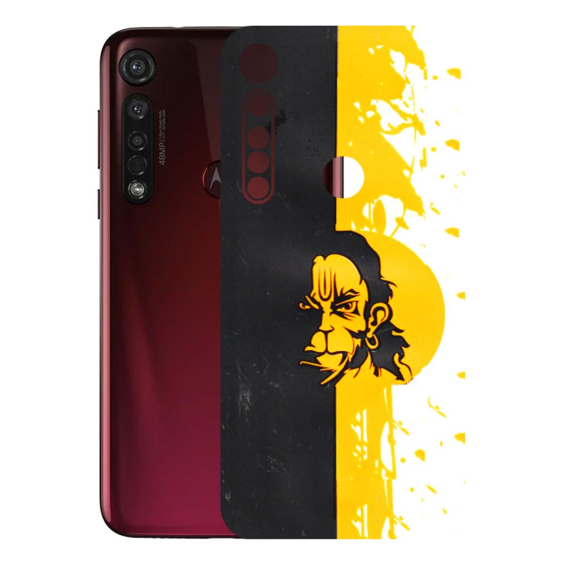 Motorola Phone Skins (All Models) - Bajrangbali - 3D Embossed Finish (L-151) Motorola Moto G8 Plus