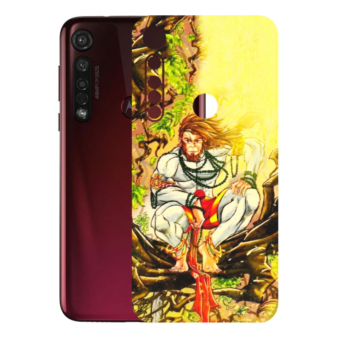 Motorola Phone Skins (All Models) - Lord Hanuman - 3D Embossed Finish (L-152) Motorola Moto G8 Plus