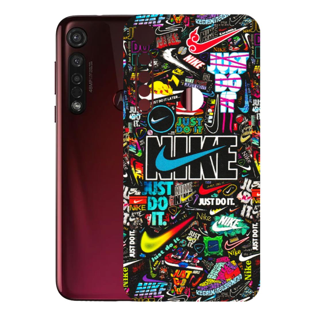 Motorola Phone Skins (All Models) - Just Do It Doodles - 3D Embossed Finish (L-166) Motorola Moto G8 Plus