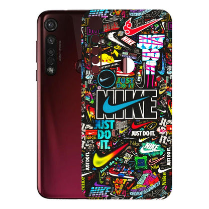Motorola Phone Skins (All Models) - Just Do It Doodles - 3D Embossed Finish (L-166) Motorola Moto G8 Plus