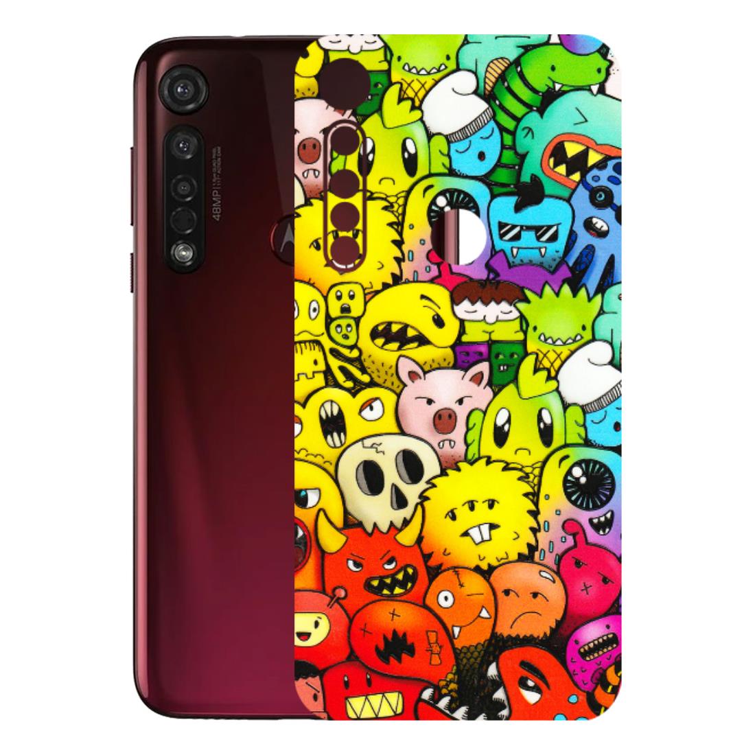 Motorola Phone Skins (All Models) - Angry Funkies - 3D Embossed Finish (L-169) Motorola Moto G8 Plus