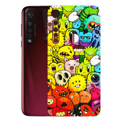 Motorola Phone Skins (All Models) - Angry Funkies - 3D Embossed Finish (L-169) Motorola Moto G8 Plus