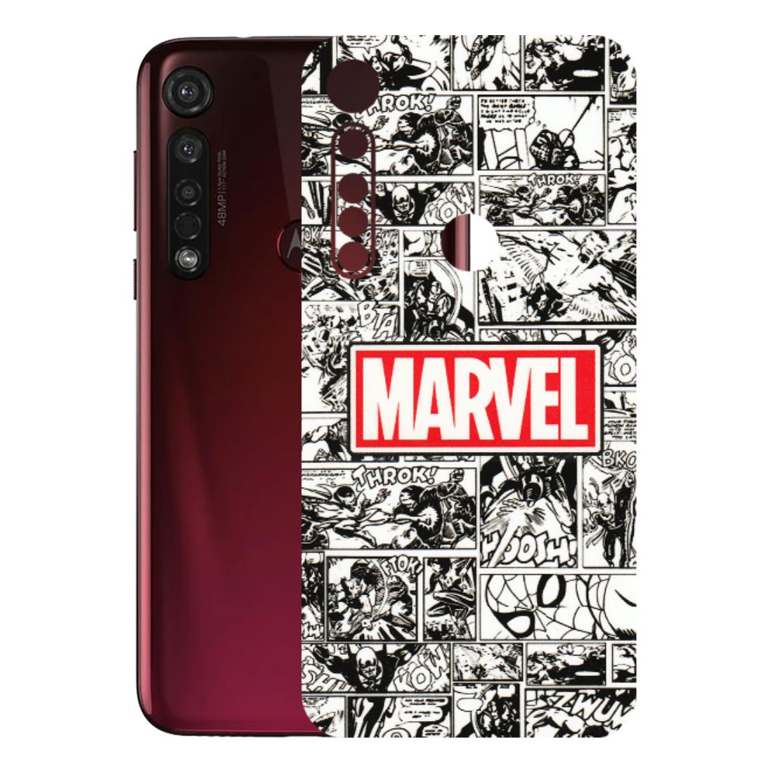 Motorola Phone Skins (All Models) - Marvel Comic - 3D Embossed Finish (L-171) Motorola Moto G8 Plus