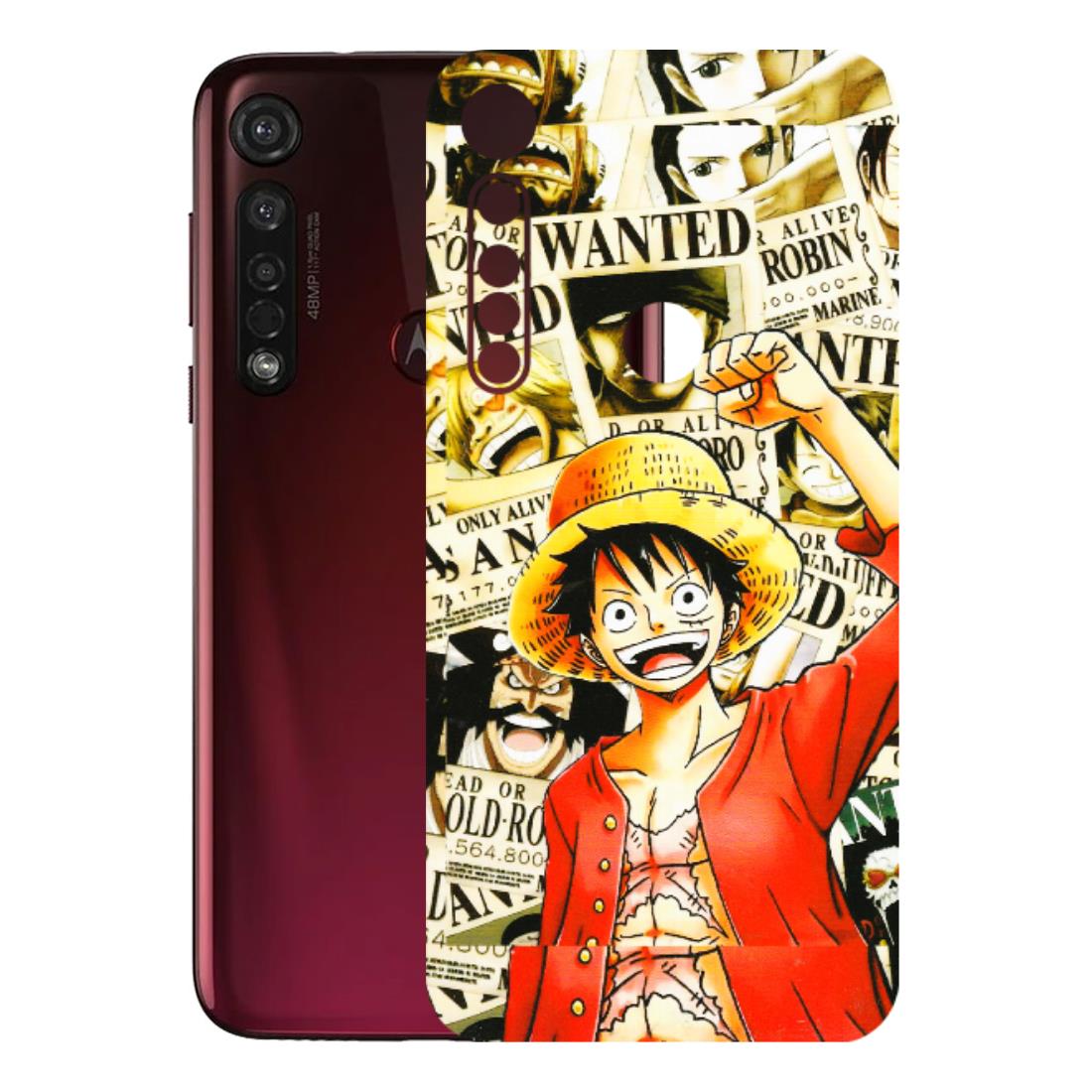 Motorola Phone Skins (All Models) - Luffy Anime - 3D Embossed Finish (L-177) Motorola Moto G8 Plus
