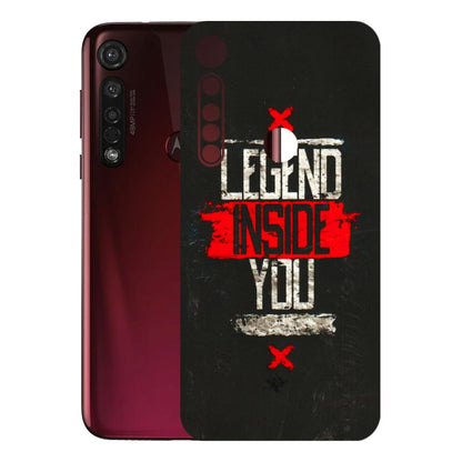 Motorola Phone Skins (All Models) - Legend Inside You - 3D Embossed Finish (L-186) Motorola Moto G8 Plus