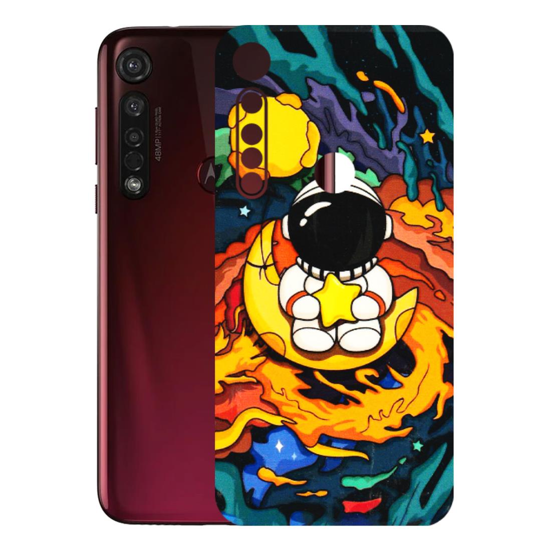 Motorola Phone Skins (All Models) - Baby Astronaut - 3D Embossed Finish (L-197) Motorola Moto G8 Plus