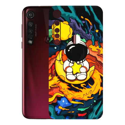 Motorola Phone Skins (All Models) - Baby Astronaut - 3D Embossed Finish (L-197) Motorola Moto G8 Plus
