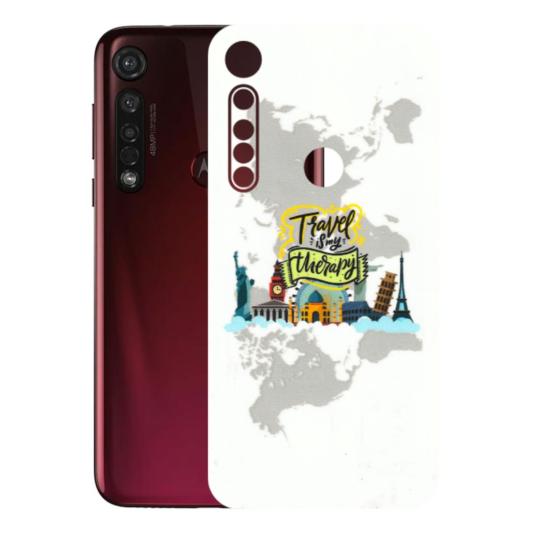 Motorola Phone Skins (All Models) - Travel Therapy - 3D Embossed Finish (L-199) Motorola Moto G8 Plus