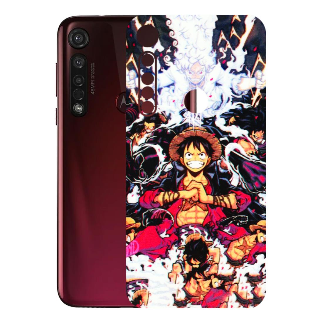 Motorola Phone Skins (All Models) - Luffy Anime Character - 3D Embossed Finish (L-203) Motorola Moto G8 Plus