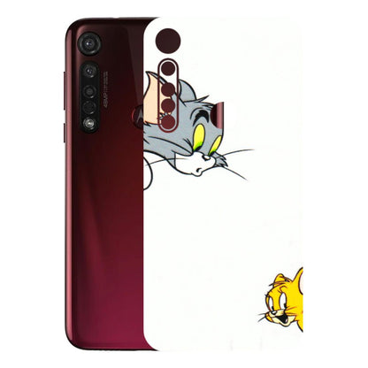 Motorola Phone Skins (All Models) - Cute Tom And Jerry - 3D Embossed Finish (L-220) Motorola Moto G8 Plus