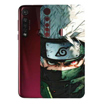 Motorola Phone Skins (All Models) - Kakashi Red Eye Focus - 3D Embossed Finish (L-227) Motorola Moto G8 Plus