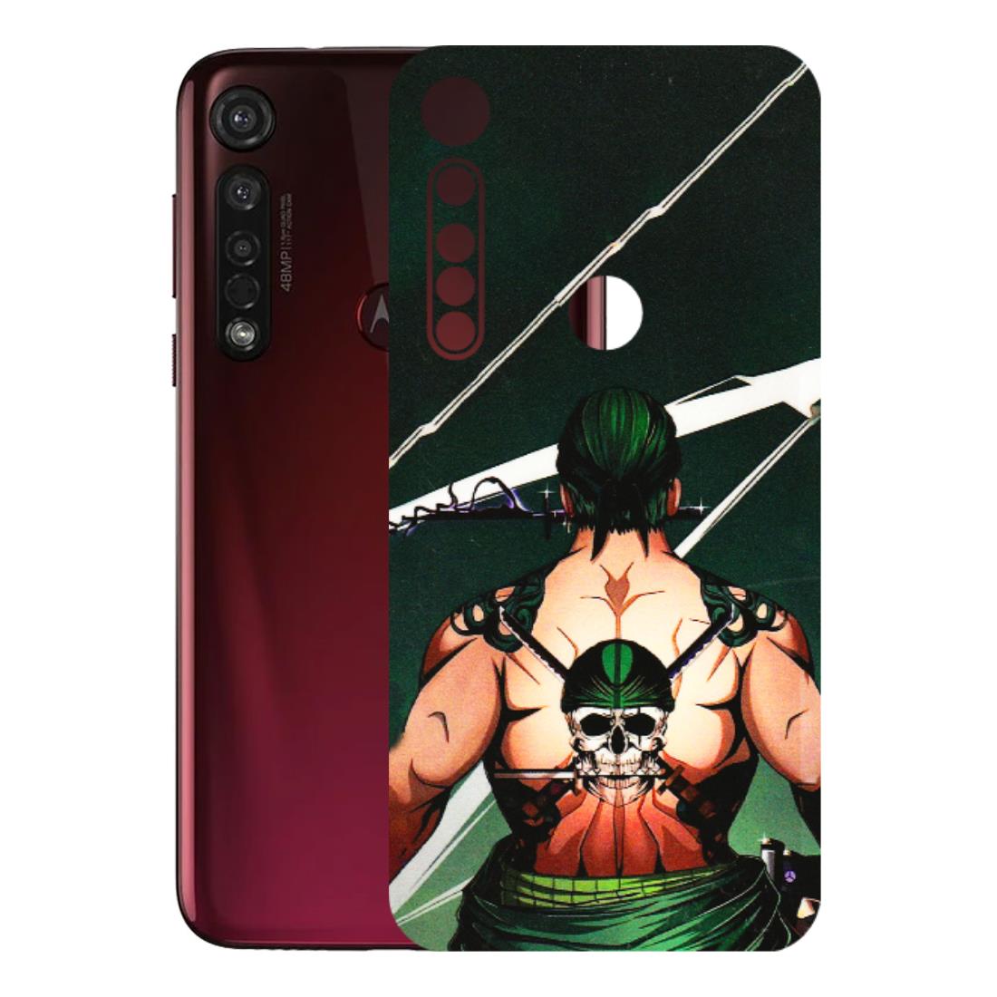 Motorola Phone Skins (All Models) - Zoro Anime - 3D Embossed Finish (L-23) Motorola Moto G8 Plus