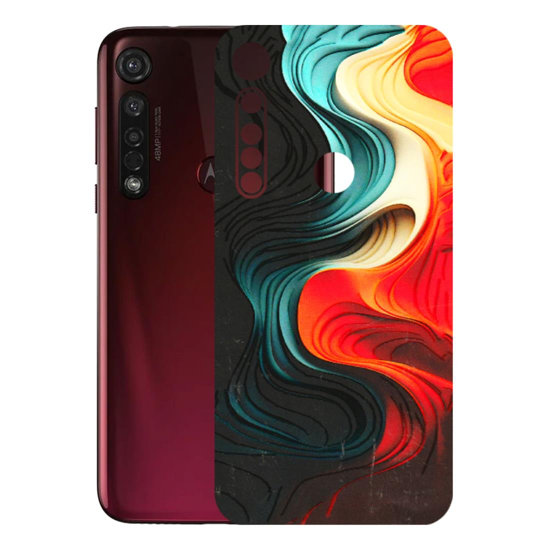 Motorola Phone Skins (All Models) - The Silky Swirl - 3D Embossed Finish (L-240) Motorola Moto G8 Plus