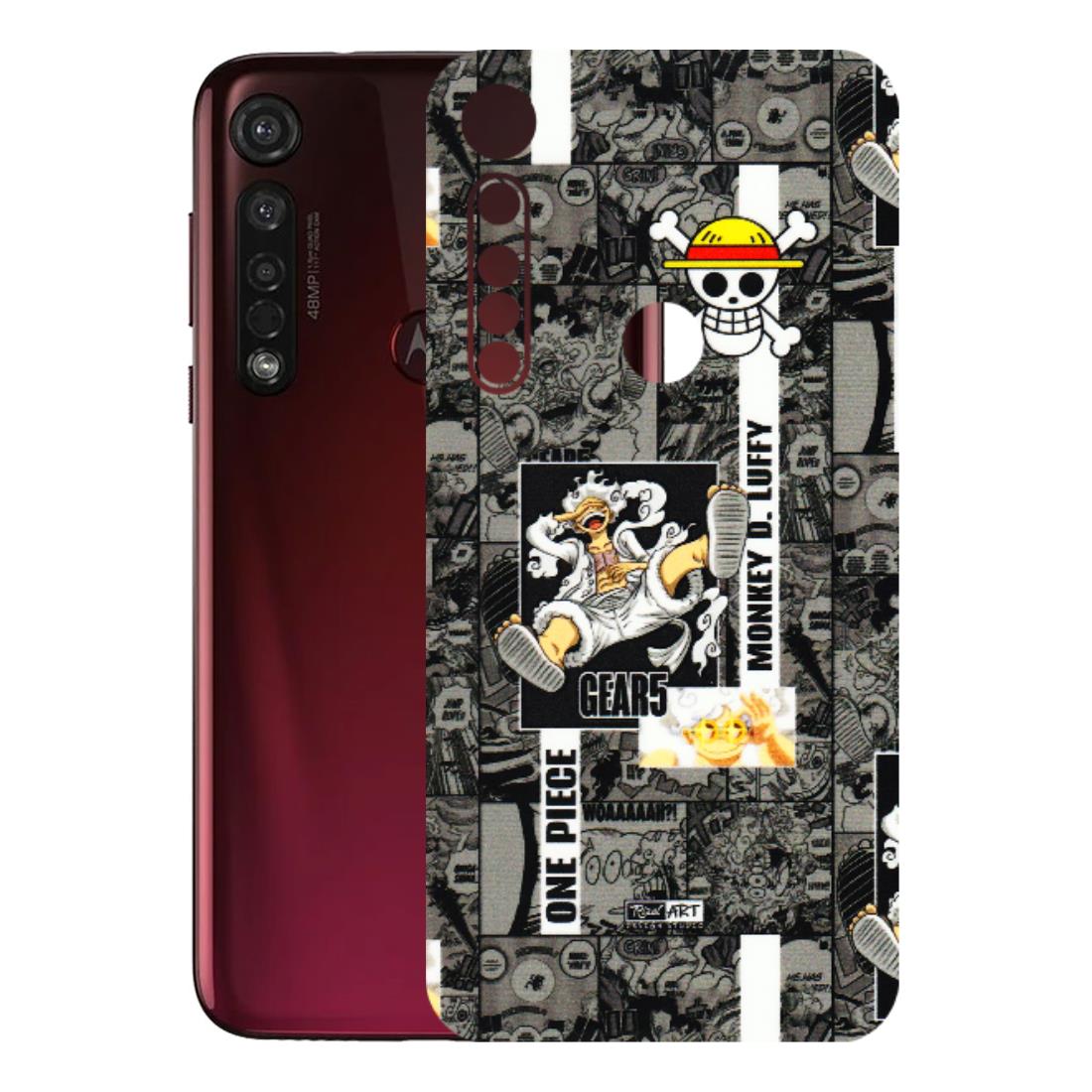 Motorola Phone Skins (All Models) - Cuffy Anime MonkeyCamic - 3D Embossed Finish (L-242) Motorola Moto G8 Plus