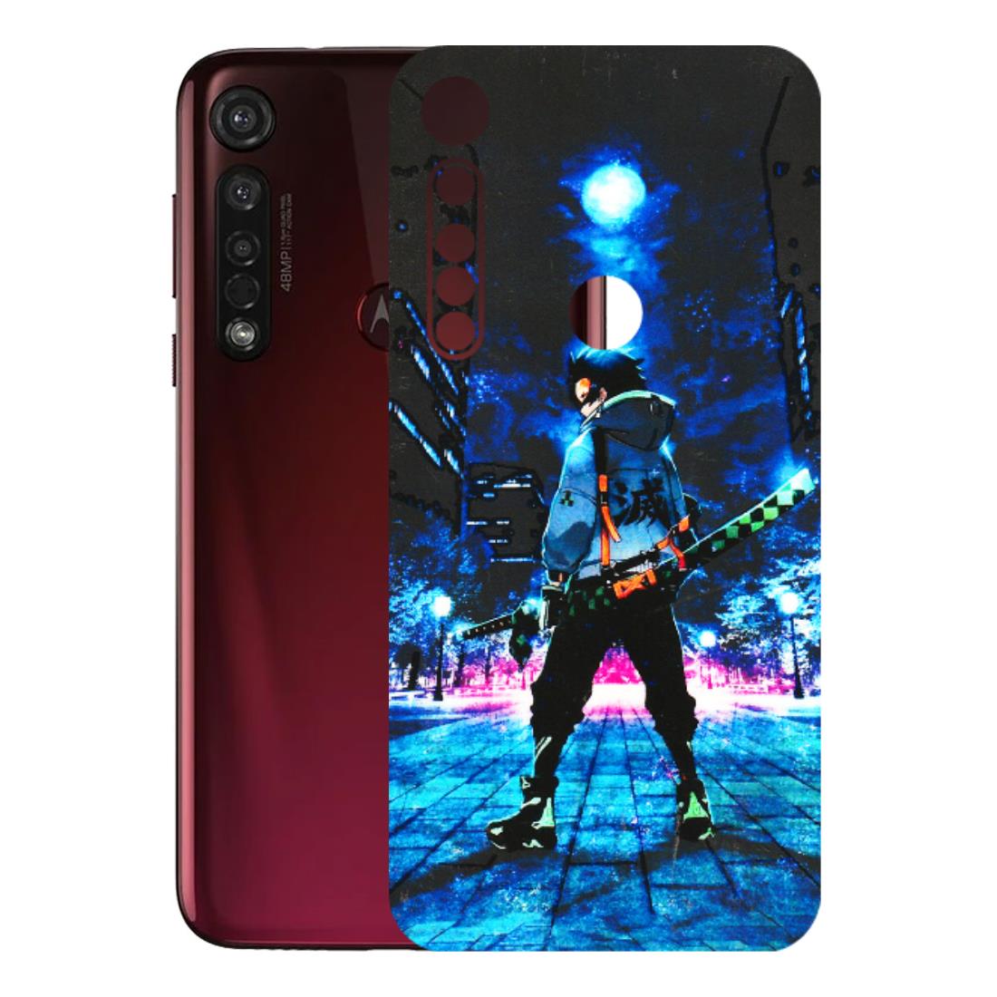 Motorola Phone Skins (All Models) - Demon Slayer Sword - 3D Embossed Finish (L-247) Motorola Moto G8 Plus