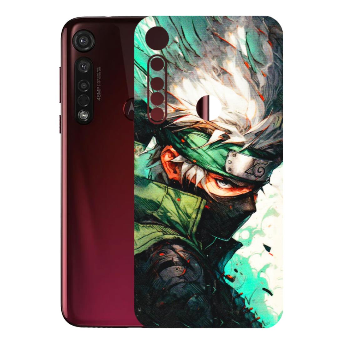 Motorola Phone Skins (All Models) - Kakashi Side Profile - 3D Embossed Finish (L-249) Motorola Moto G8 Plus