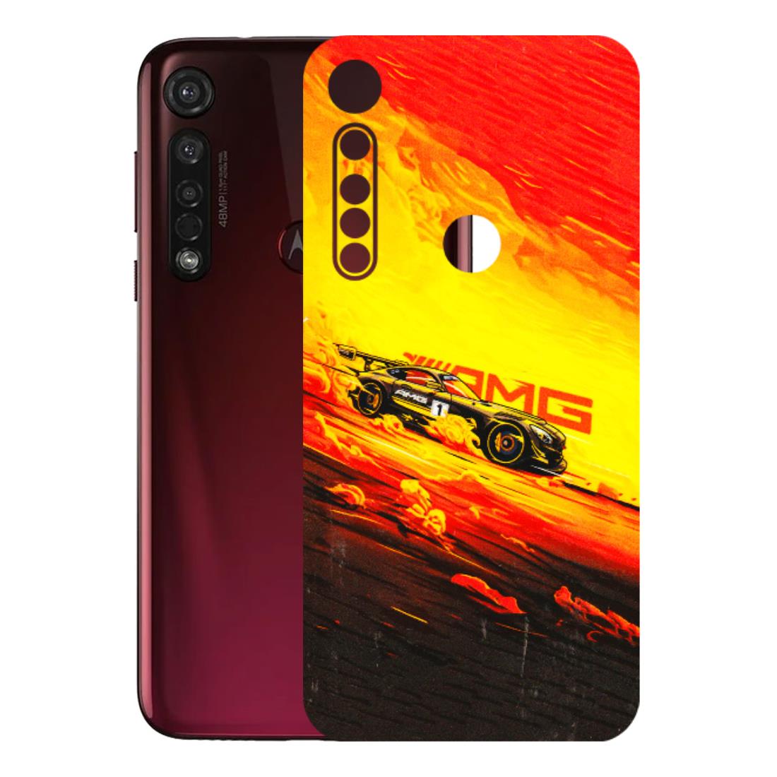 Motorola Phone Skins (All Models) - AMG Car Speed Cover - 3D Embossed Finish (L-256) Motorola Moto G8 Plus